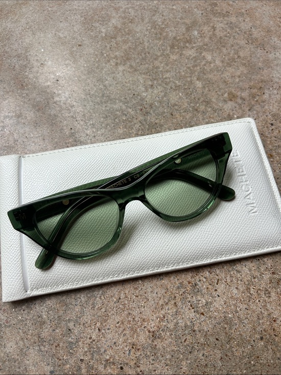 Machete Accessories - Machete Green Translucent Cat Eye Sunglasses